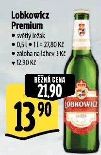 Pivo světlý ležák Premium Lobkowicz