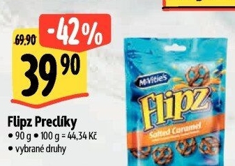 Preclíky v polevě Flipz McVitie'