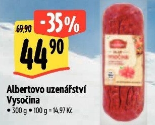 Salám Vysočina Albertovo uzenářství