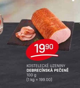 KOSTELECKÉ UZENINY DEBRECÍNSKÁ PEČENĚ