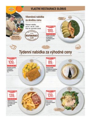 akční leták Globus 22.1.2025-28.1.2025