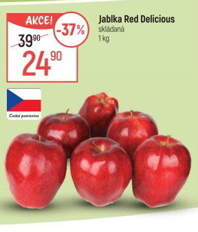 Jablka Red Delicious