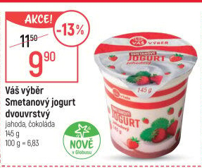 Ochucený jogurt smetanový Váš Výběr