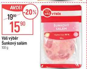 Salám šunkový Váš Výběr