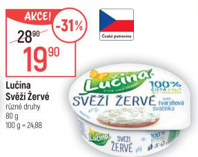 Svěží žervé Lučina