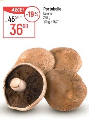 Žampiony Portobello