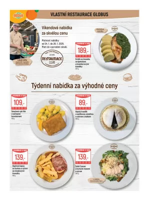 akční leták Globus 22.1.2025-28.1.2025