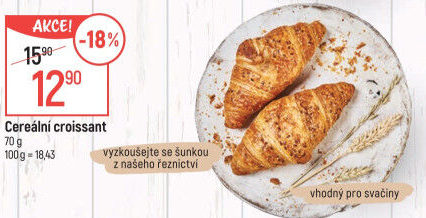 Croissant multicereální