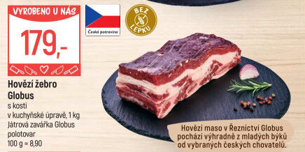 Hovězí žebra s kostí Globus