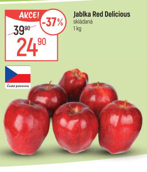 Jablka Red Delicious