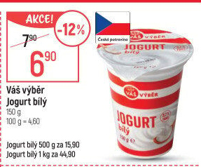 Jogurt bílý Váš Výběr