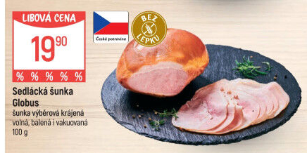 Šunka sedlácká výběrová Globus