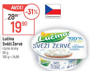Svěží žervé Lučina