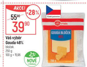 Sýr Gouda 48 % Váš Výběr