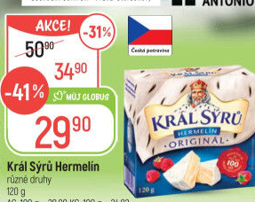 Sýr Hermelín Král sýrů