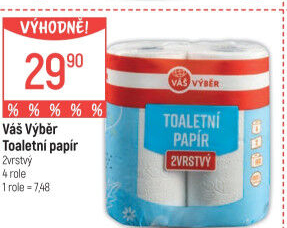 Toaletní papír 2vrstvý Váš Výběr