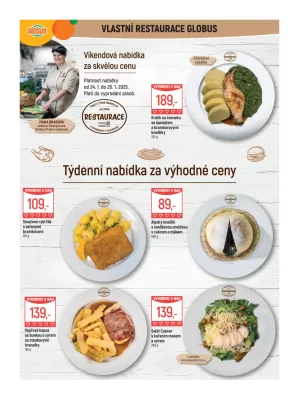 akční leták Globus 22.1.2025-28.1.2025