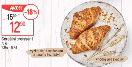 Croissant multicereální