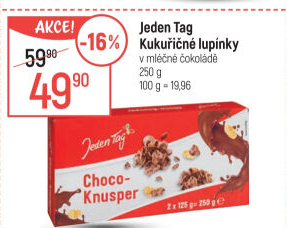 Kukuřičné lupínky Jeden Tag