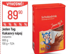 Nápoj instantní kakaový Jeden Tag