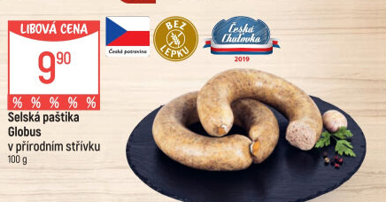 Paštika selská Globus