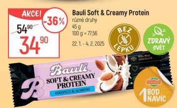 Proteinová tyčinka Soft &