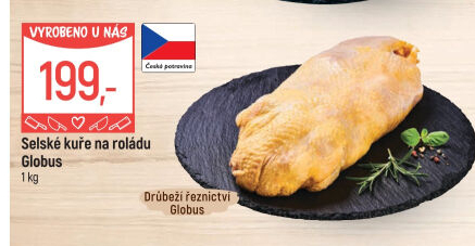 Selské kuře na roládu Globus