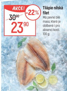 Tilápie nilská filety