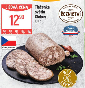 Tlačenka světlá Globus