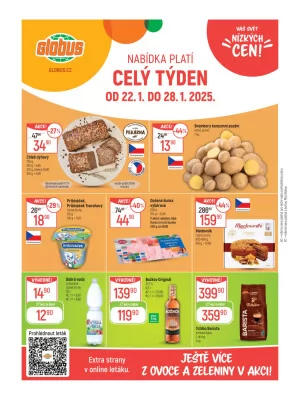 akční leták Globus 22.1.2025-28.1.2025