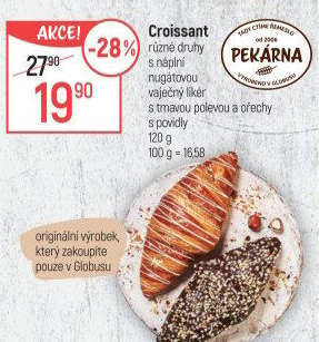 Croissant s náplní