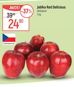 Jablka Red Delicious