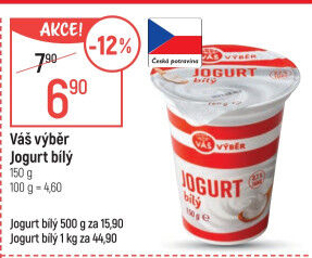 Jogurt bílý Váš Výběr