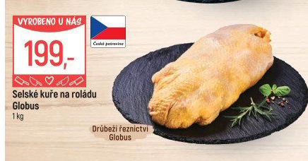 Selské kuře na roládu Globus