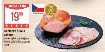 Šunka sedlácká výběrová Globus