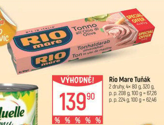 Tuňák Rio Mare