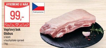 Vepřový bok s kostí Globus