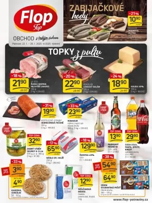 akční leták FLOP TOP 22.1.2025-28.1.2025