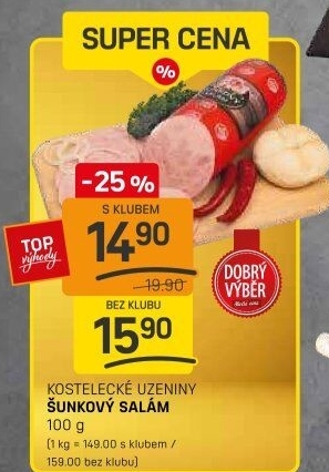 Salám šunkový Dobrý výběr
