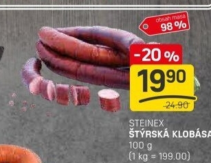 Štýrská klobása Steinex