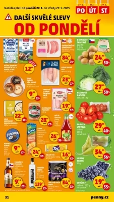 akční leták Penny Market 23.1.2025-29.1.2025