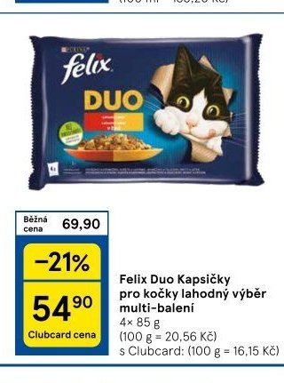 Felix Duo Kapsičky pro kočky
