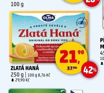 ZLATÁ HANÁ 250 g