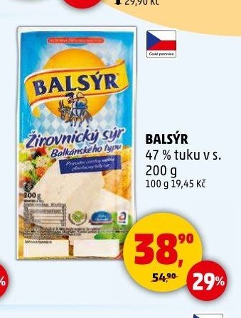 BALSÝR 47% tuku v s. 200 g