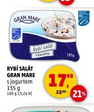 Rybí salát Gran Mare 135 g
