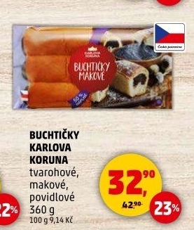 České buchtičky Karlova Koruna