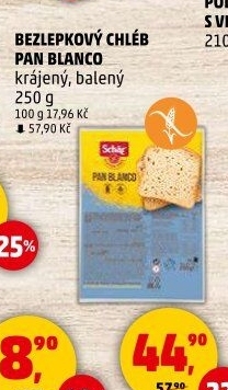 Chléb bez lepku Pan Blanco Schär