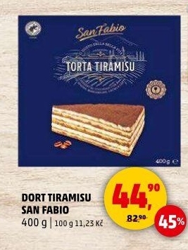 Dezert Tiramisu San Fabio
