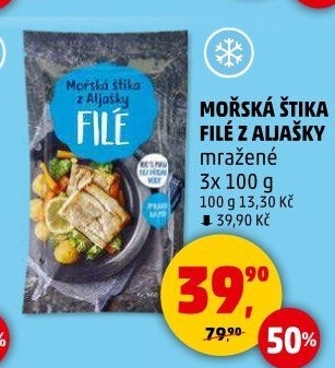 Mořská štika filé z Aljašky mražená Penny