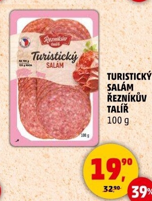 Salám turistický Řezníkův talíř